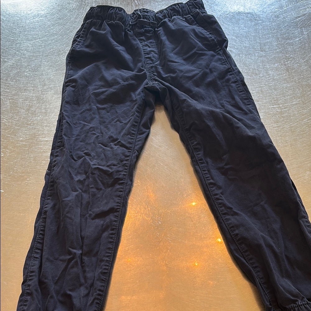 Navy Blue Gap joggers cotton twill